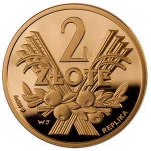 Poland / Gold Replica 2015 - Two Zloty 1959 Blueberries - reverse photo