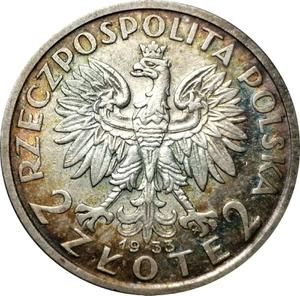 Poland / Two Zlote 1932 - reverse photo