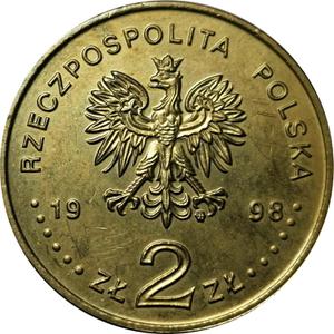 Poland / Two Zlote 1998 Zygmunt III Waza - reverse photo