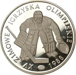 Poland / Five Hundred Zlotych 1988 Winter Olympics - obverse photo