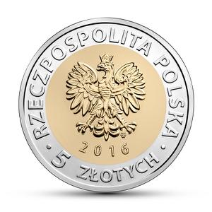 Poland / Five Zloty 2016 Pomeranian Dukes' Castle - obverse photo