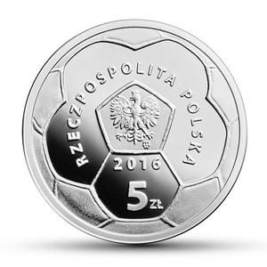 Poland / Five Zloty 2016 Legia Warszawa - obverse photo