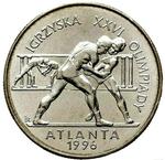 Two Zlote 1995 Atlanta Olympics - Wrestling: Photo Coin, Poland, Two Zlote 1995 Atlanta Olympics - Wrestling / thumbnail