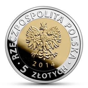 Poland / Five Zloty 2014 Royal Castle in Warsaw - obverse photo
