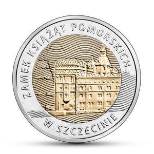 Poland / Five Zloty 2016 Pomeranian Dukes' Castle - reverse photo