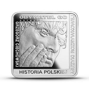 Poland / Ten Zloty Silver 2014 Grzegorz Ciechowski - reverse photo