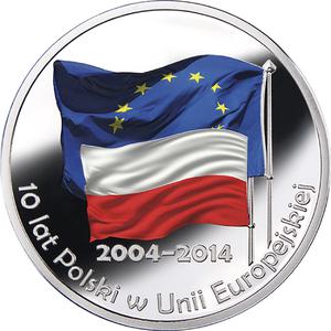 Poland / Token 2014 - 10 years of Poland in European Union - reverse photo