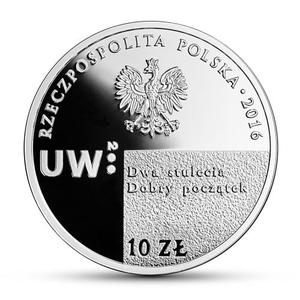 Poland / Ten Zloty 2016 University of Warsaw - obverse photo