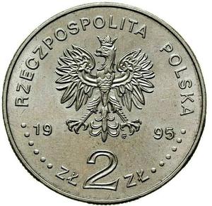 Poland / Two Zlote 1995 Olympics - Athens to Atlanta - reverse photo
