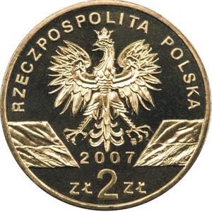 Poland / Two Zlote 2007 Grey Seal - reverse photo
