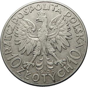 Poland / Ten Zlotych 1932 - reverse photo