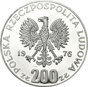 Poland / Two Hundred Zlotych 1976 Olympics - reverse photo