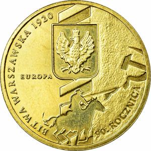 Poland / Two Zlote 2010 Battle of Warsaw - obverse photo