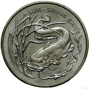 Poland / Two Zlote 1995 Catfish - obverse photo