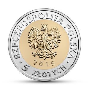 Poland / Five Zloty 2015 Poznań Town Hall - obverse photo