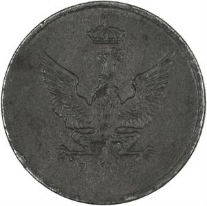 Poland, Second Kingdom and Republic / One Fenig 1918 - obverse photo