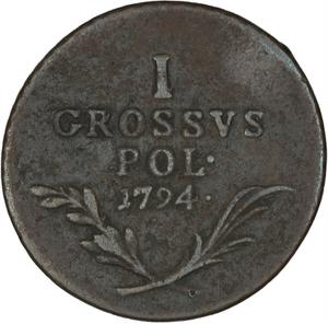 Polish-Lithuanian Commonwealth / One Grossus 1794 - reverse photo