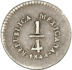 Portugal / Quarter Real 1844 - reverse photo