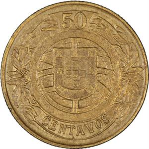 Portugal / Fifty Centavos 1926 - reverse photo