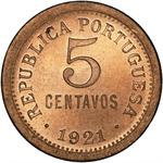 Five Centavos 1921: Photo Portugal 1921 5 Centavos / thumbnail