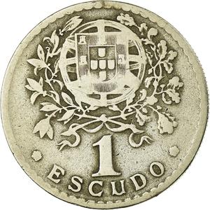 Portugal / One Escudo 1935 - reverse photo