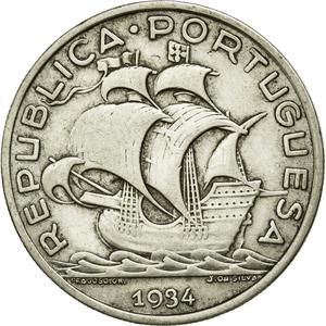 Portugal / Ten Escudos 1934 - obverse photo