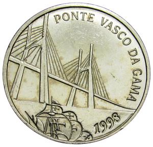 Portugal / Five Hundred Escudos 1998 Vasco da Gama Bridge - obverse photo