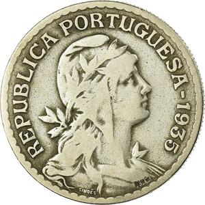 Portugal / One Escudo 1935 - obverse photo