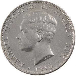 Portugal, Kingdom of / Five Hundred Reis 1910 - obverse photo