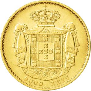 Portugal, Kingdom of / Five Thousand Reis 1867 - reverse photo