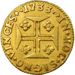 Portugal, Kingdom of / One Thousand Reis 1733 - reverse photo