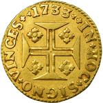One Thousand Reis 1733: Photo Coin, Portugal, Kingdom of, One Thousand Reis 1733 / thumbnail