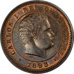 Five Reis 1893: Photo Coin, Portugal, Kingdom of, Five Reis 1893 / thumbnail