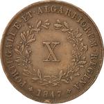 Ten Reis 1847: Photo Coin, Portugal, Kingdom of, Ten Reis 1847 / thumbnail