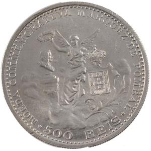 Portugal, Kingdom of / Five Hundred Reis 1910 - reverse photo