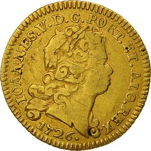 Portugal, Kingdom of / Half Escudo 1726 - obverse photo