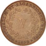 Five Reis 1852: Photo Coin, Portugal, Kingdom of, Five Reis 1852 / thumbnail