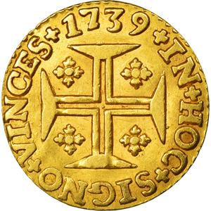 Portugal, Kingdom of / Four Hundred Reis 1739 - reverse photo