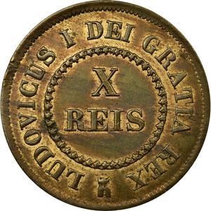 Portugal, Kingdom of / Ten Reis 1863 - reverse photo