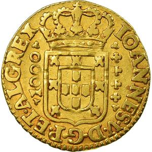 Portugal, Kingdom of / One Thousand Reis 1733 - obverse photo