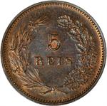 Five Reis 1893: Photo Coin, Portugal, Kingdom of, Five Reis 1893 / thumbnail