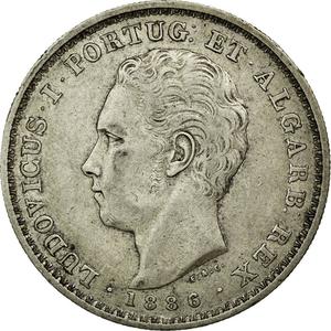 Portugal, Kingdom of / Five Hundred Reis 1886 - obverse photo