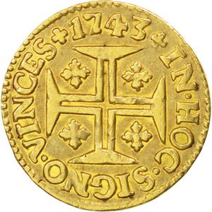 Portugal, Kingdom of / Four Hundred Reis 1743 - obverse photo