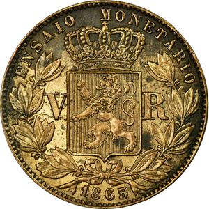 Portugal, Kingdom of / Five Reis 1863 - obverse photo