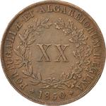 Twenty Reis 1850: Photo Coin, Portugal, Kingdom of, Twenty Reis 1850 / thumbnail