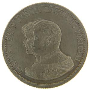 Portugal, Kingdom of / One Thousand Reis 1898 - obverse photo