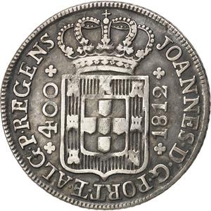 Portugal, Kingdom of / Four Hundred Reis 1812 - reverse photo
