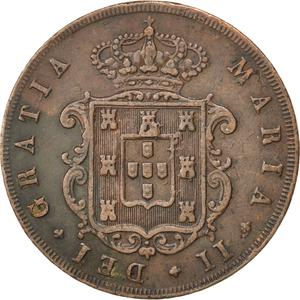 Portugal, Kingdom of / Twenty Reis 1848 - obverse photo
