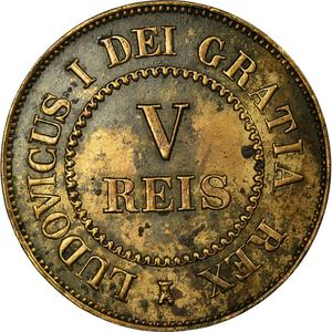Portugal, Kingdom of / Five Reis 1863 - reverse photo