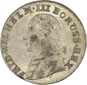 Prussia, Kingdom of / Three Groschen 1806 - obverse photo